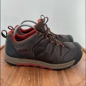 Keen Bryce WP Brown Hiking Shoes, Size 11